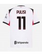 AC Milan Christian Pulisic #11 Vieraspaita 2025-26 Lyhythihainen